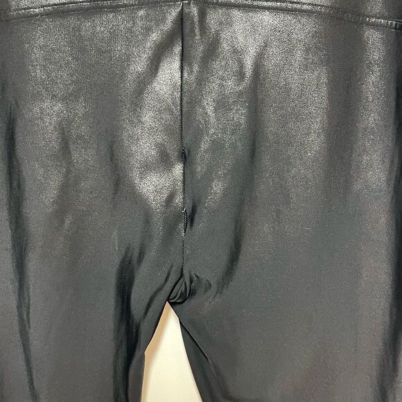 SPANX Faux Leather Leggings for Women Tummy Control with Side Stripe SIZE 3X - Picture 6 of 8
